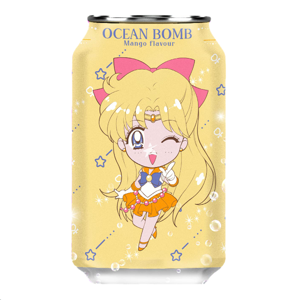 OCEAN BOMB x Sailor Moon Napój Gazowany Mango 330 ml