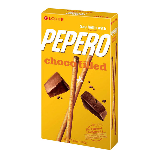 LOTTE Paluszki Pepero z Nadzieniem Czekoladowym 45 g