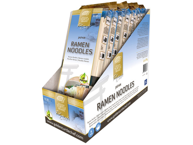 GOLDEN TURTLE FOR CHEFS Ramen Noodles / Makaron ramen 375 g (5 x 75 g)