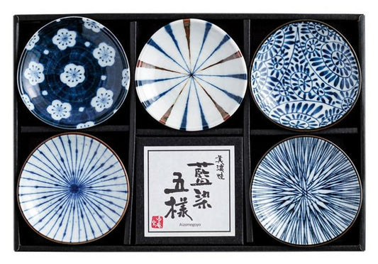 HADAY Japanese Bowl Set 5 pcs. / Zestaw 5 miseczek japońskich (9,8 x 3,6 cm)