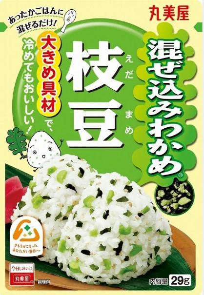 MARUMIYA Mazekomi Wakame Edamame Rice Mix / Mieszanka do ryżu z wakame i edamame 29 g