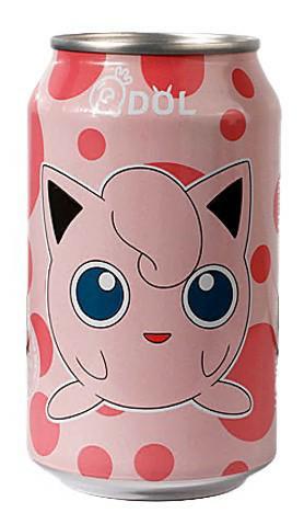 QDOL x Pokémon Jigglypuff Napój Gazowany Brzoskwiniowy 330 ml