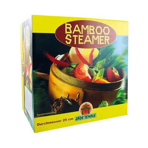 JADE TEMPLE Bamboo Steamer / Parowar bambusowy 25 cm okrągły