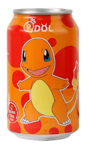 QDOL x Pokémon Charmander Napój Gazowany Liczi 330 ml