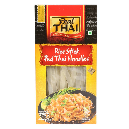 REAL THAI Rice Stick Noodles/ Makaron Ryżowy Wstążka 10 mm 375 g