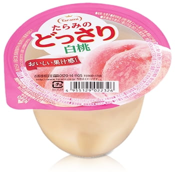 TARAMI NO DOSSARI White Peach Jelly / Galaretka owocowa z białą brzoskwinią (Hakutō) 230 g
