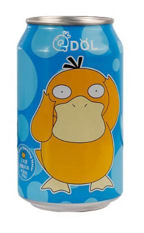 QDOL x Pokémon Psyduck Napój Gazowany Cytrynowy 330 ml