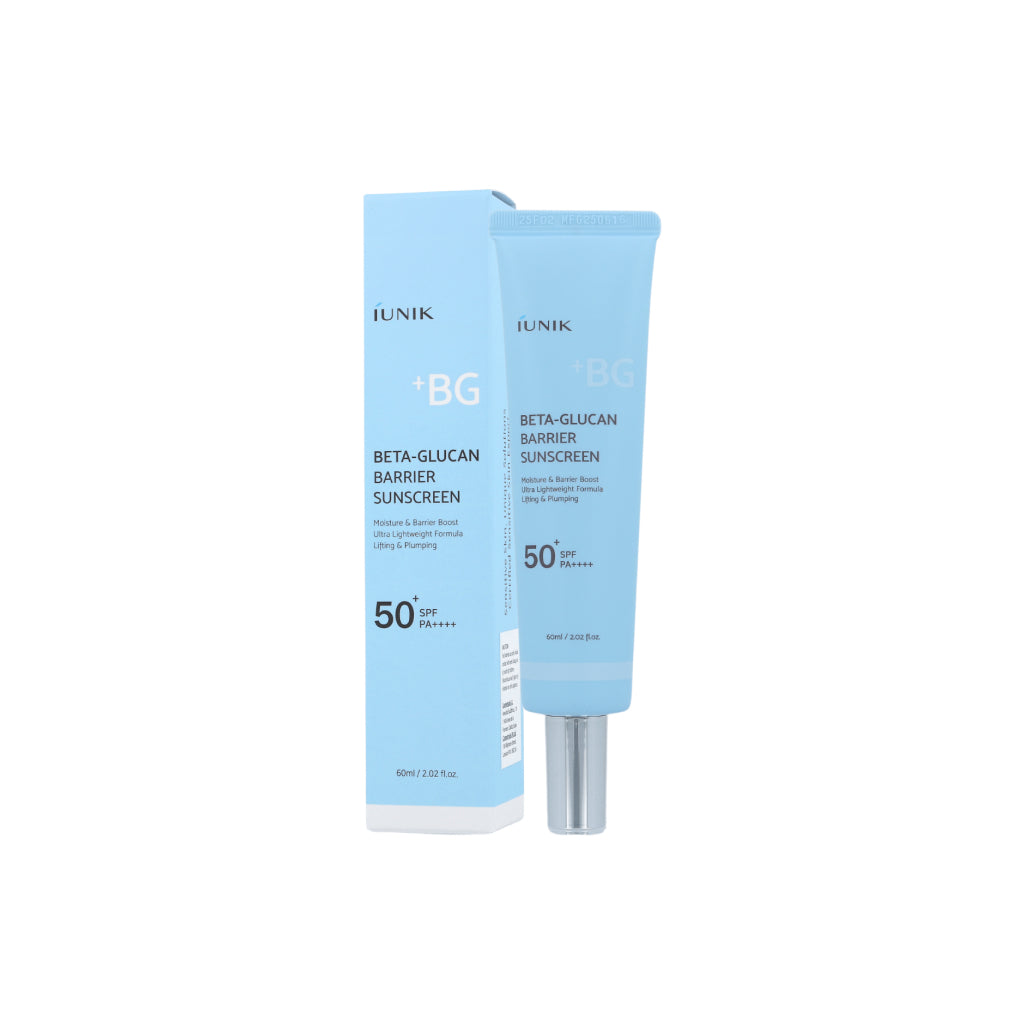 iUNIK Beta-Glucan Barrier Sunscreen SPF50+ PA++++ / Nawilżający Krem Przeciwsłoneczny do Twarzy SPF50+ PA++++ 60 ml