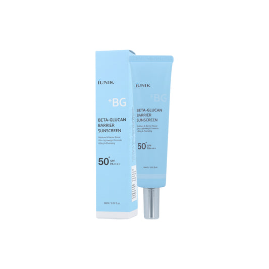iUNIK Beta-Glucan Barrier Sunscreen SPF50+ PA++++ / Nawilżający Krem Przeciwsłoneczny do Twarzy SPF50+ PA++++ 60 ml
