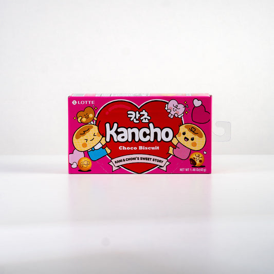 LOTTE Kancho Cookies With Chocolate Filling  / Ciasteczka Kancho z Czekoladowym Nadzieniem  42 g