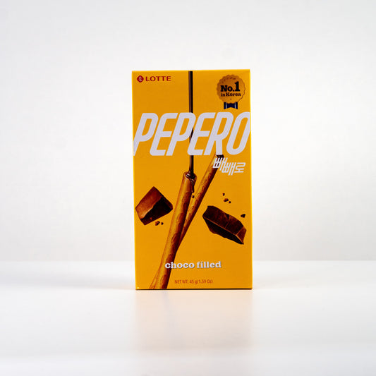 LOTTE Pepero with Chocolate Filling / Paluszki Pepero z Nadzieniem Czekoladowym 45 g