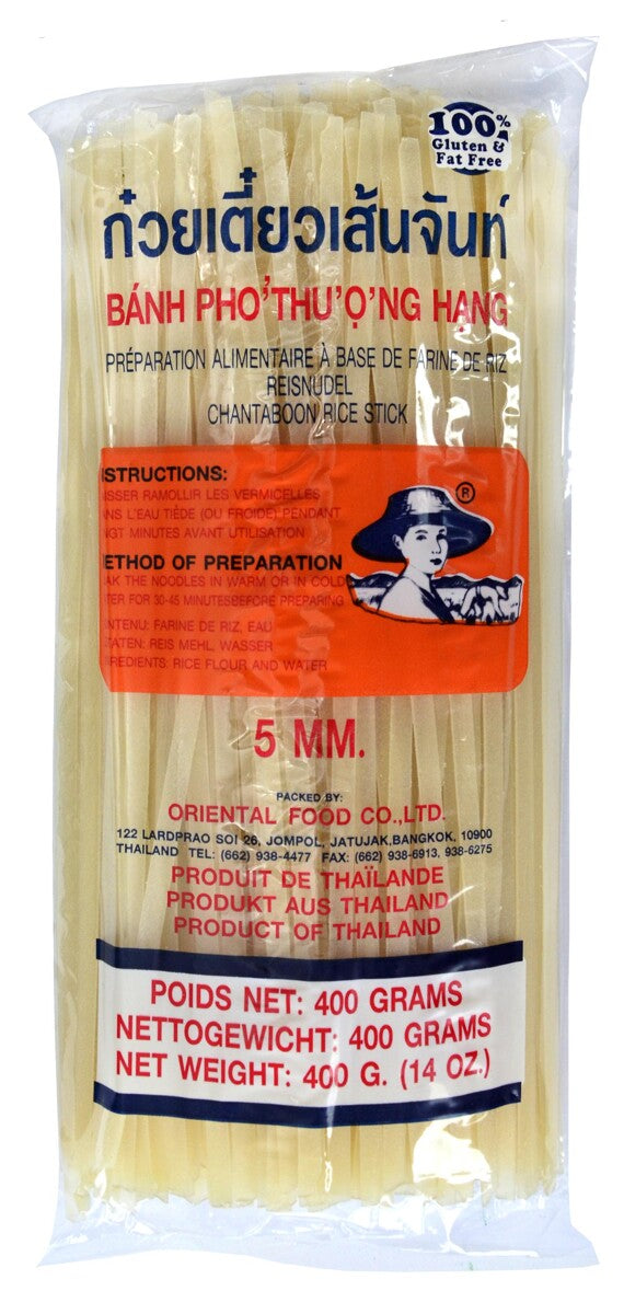 FARMER Rice Noodles (stick) / Makaron Ryżowy (wstążki) 5 mm 400 g
