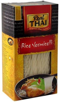REAL THAI Rice Vermicelli / Makaron Ryżowy Vermicelli 375 g
