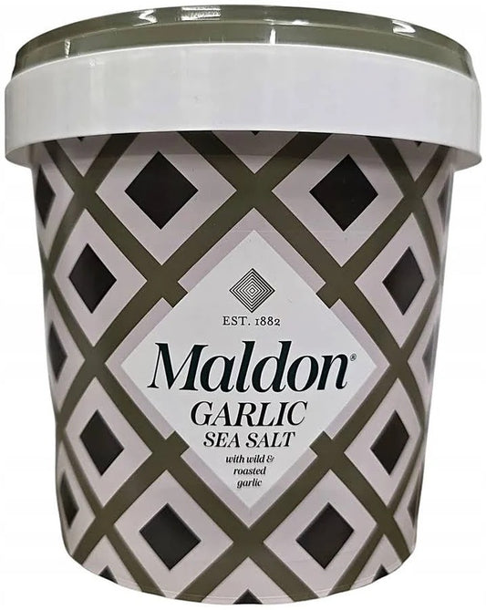 MALDON Garlic Sea Salt / Sól Morska Maldon z Czosnkiem 500 g