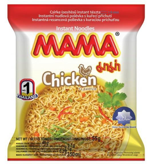 MAMA Chicken Flavor Instant Noodles / Ramen o smaku kurczaka 55 g