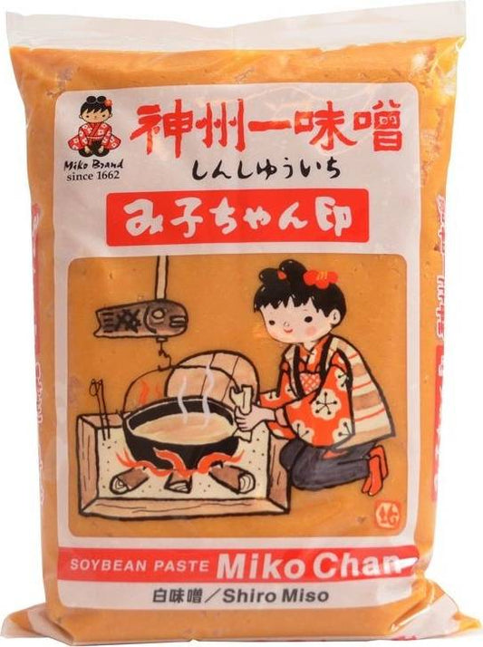 Miyasaka MIKO BRAND Miso Shiro / Pasta Miso Jasna (Biała) 1 kg