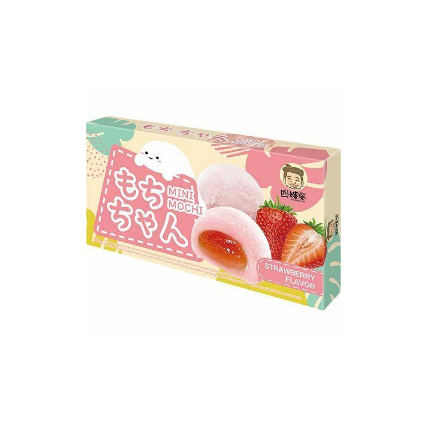SZU SHEN PO Mini Mochi Strawberry Flavor / Mochi o smaku truskawkowym 80 g