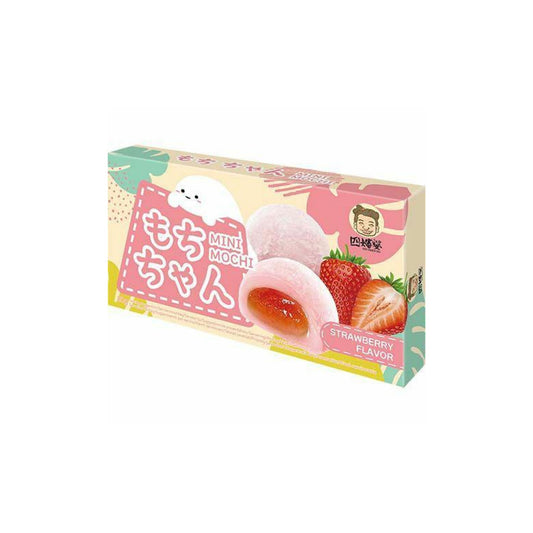 SZU SHEN PO Mini Mochi Strawberry Flavor / Mochi o smaku truskawkowym 80 g