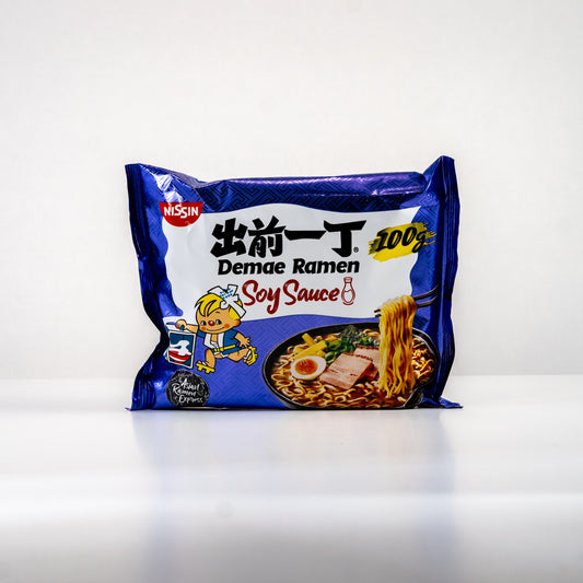 NISSIN Demae Ramen Soy Sauce / Zupa Demae Ramen Sos Sojowy 100 g