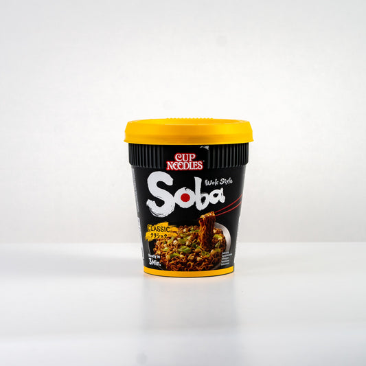 NISSIN Cup Noodles Soba Classic / Japoński makaron yakisoba instant w kubku, klasyczny 90 g