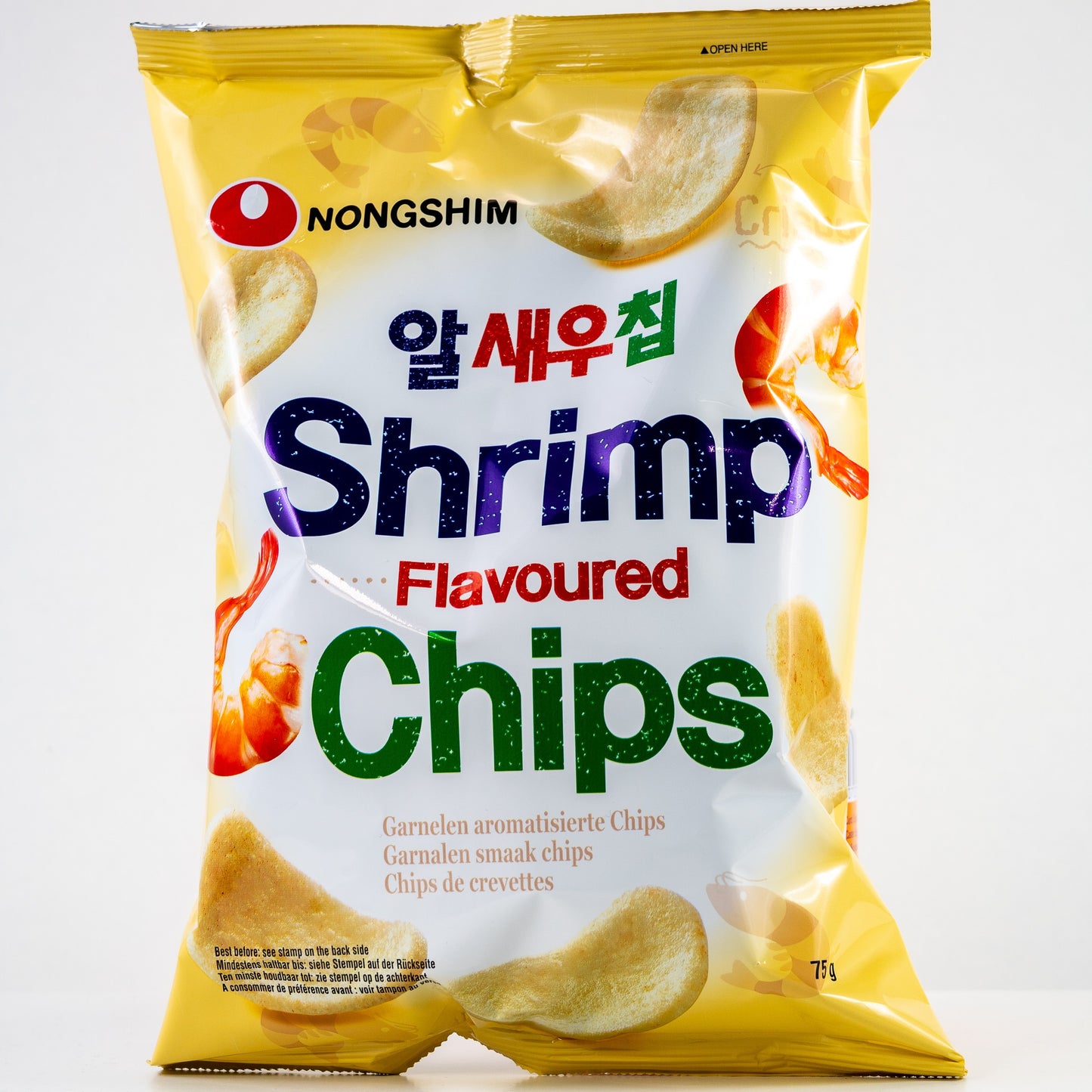 NONGSHIM Shrimp Flavoured Chips / Prażynki Krewetkowe 75 g
