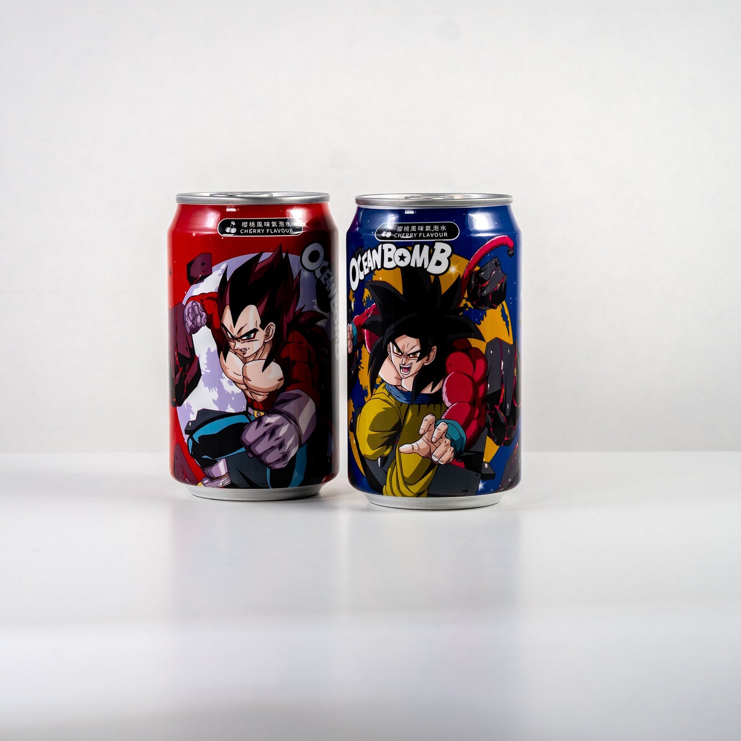 OCEAN BOMB x Dragon Ball GT Cherry Flavoured Sparkling Water / Napój Gazowany Wiśniowy 330 ml