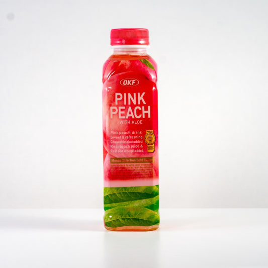 OKF Peach Drink with Aloe / Napój Brzoskwiniowy z Aloesem 500 ml