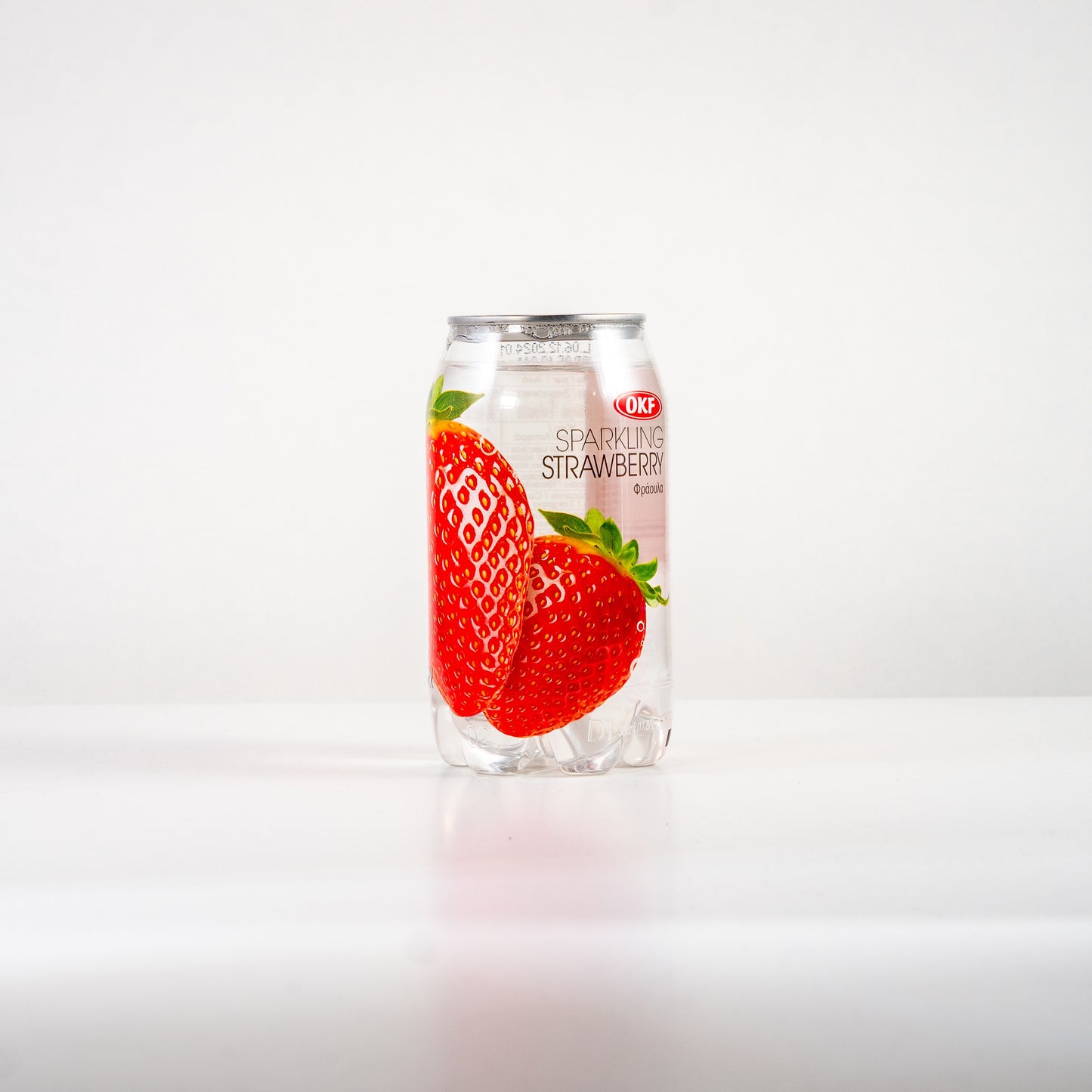 OKF Sparkling Strawberry Lite / Napój gazowany o smaku truskawkowym 350 ml