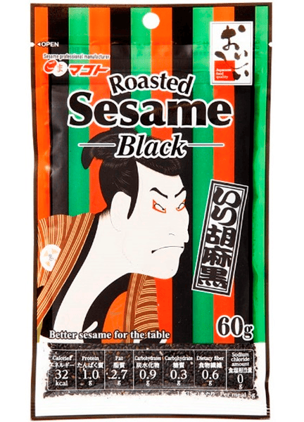 MAKOTO Ukiyoe Irigoma Kuro (Roasted Sezame Black) 60 g