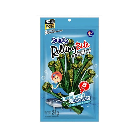 Nori Roll chrupiąca przekąska z wodorostów 24 g Seleco