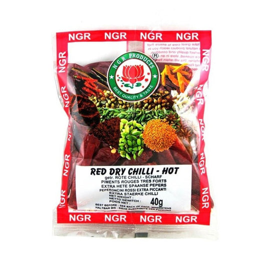 Suszone czerwone chili całe 40 g NGR