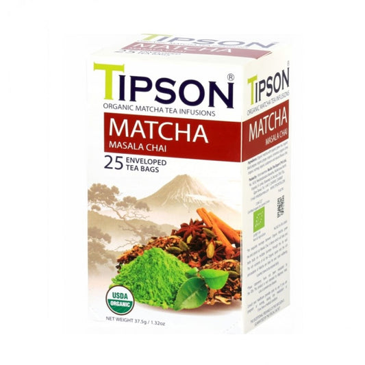 Organiczna Matcha, Masala Chai 37,5 g, 25 szt.
