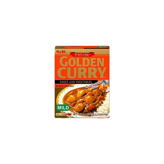 S&B Japanese Golden Curry Sauce with Vegetables / Japoński sos curry z warzywami łagodny 230 g