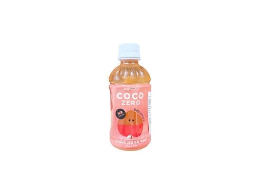 SUGARLOLO Coco Zero Peach / Napój brzoskwiniowy z galaretką kokosową 340 ml